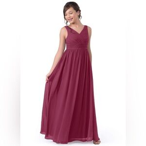 bridesmaid dresses with ruching Ever-Pretty One Shoulder Ruched Satin Maxi Bridesmaid Dresses main image 1